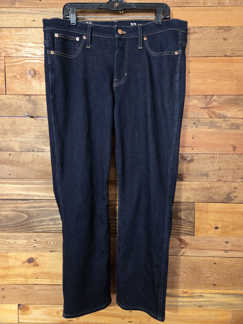 J.Crew Re-Imagined 9" Vintage Straight Ankle Dark Wash Jeans Women's 32